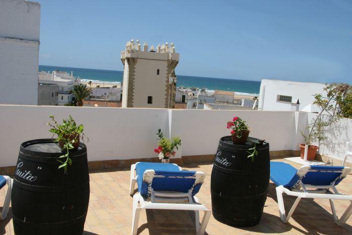 Hostal Torre De Guzman Conil De La Frontera Exterior foto